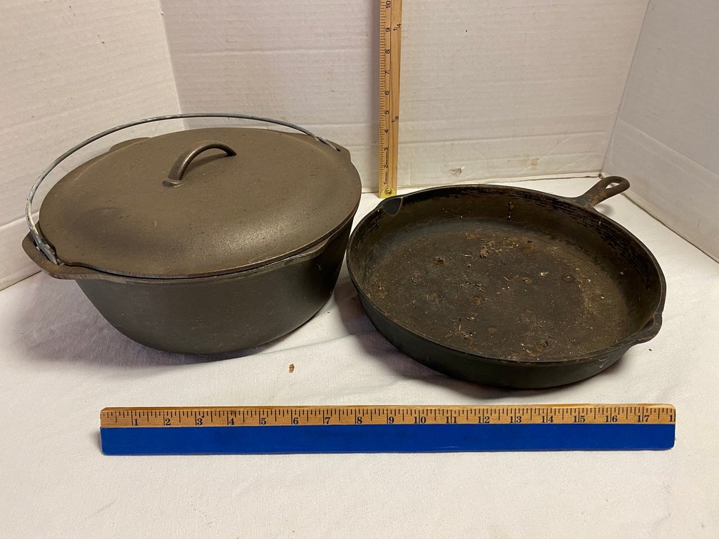 2-Cast Iron Pieces