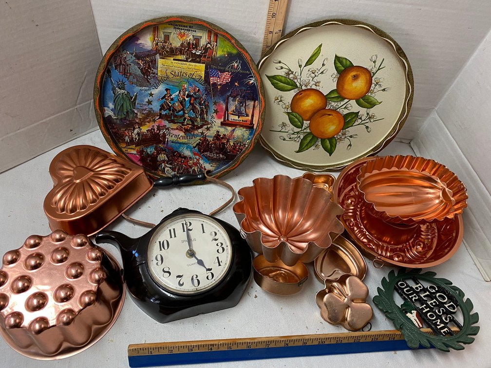 Molds, Battery Operated Tea Pot, Clock