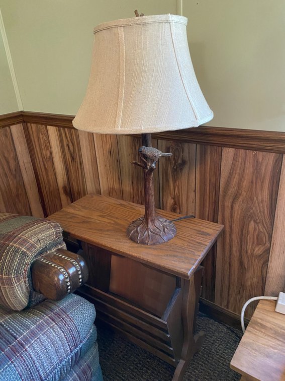 Lamp Table and Magazine Rack Base