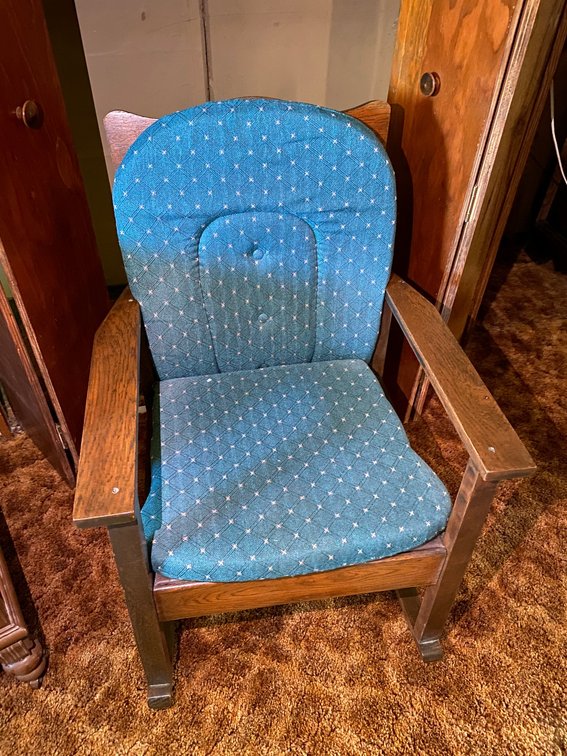 Rocking Chair with Padded Cushion