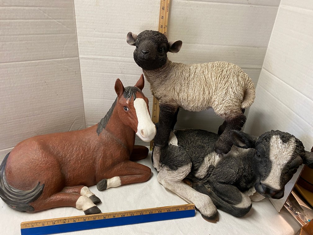 Ceramic and Resin style Animals