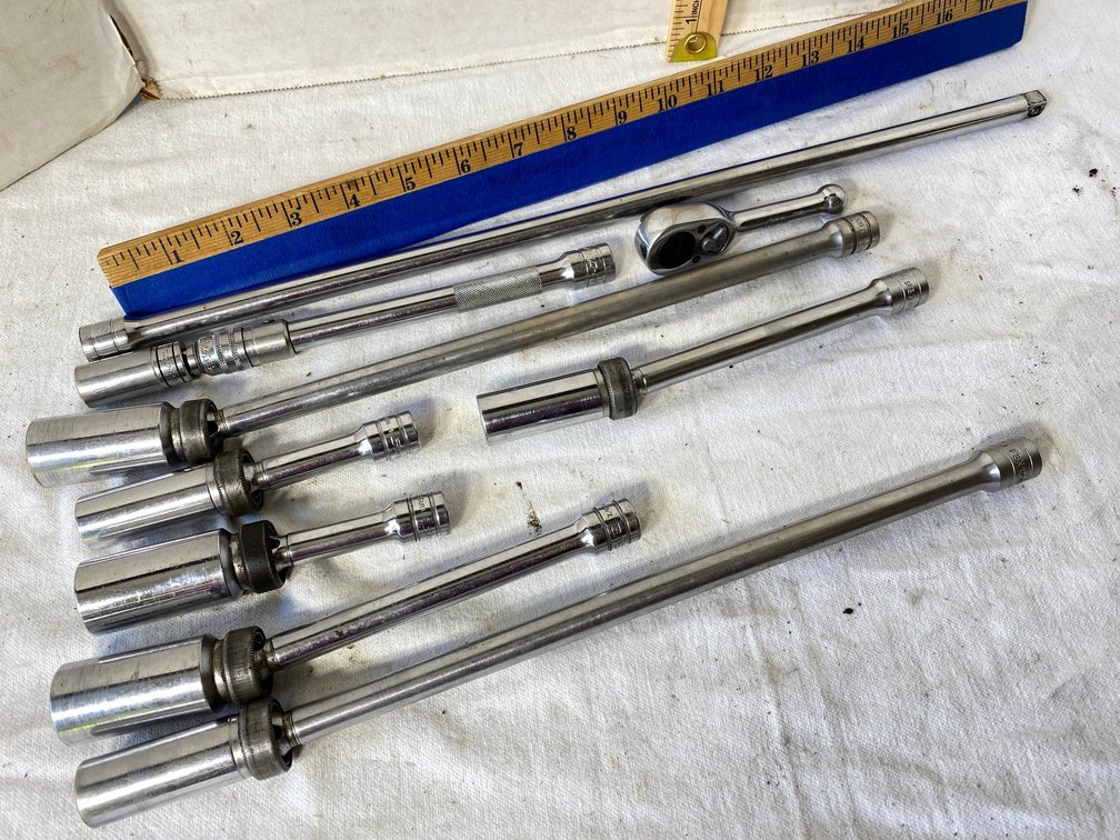 Snap On Specialty Sockets 3/8 th Drive, 3/8 Extension and Rachet