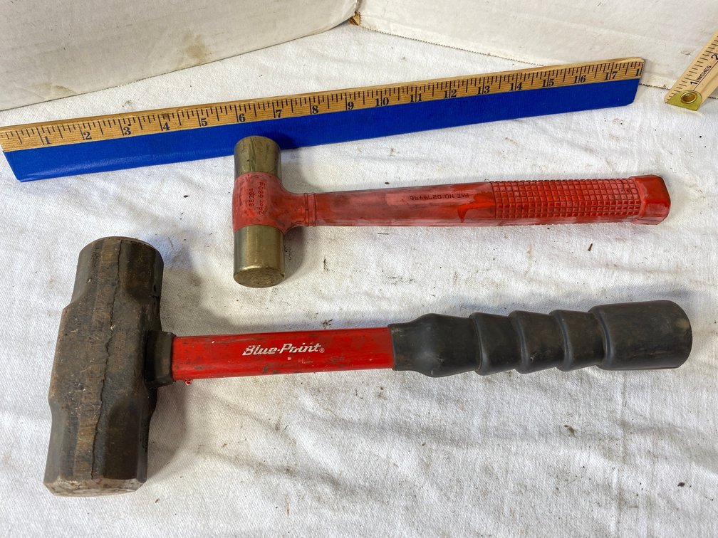 Snap On Brass hammer, Blue Point Small Sledge Hammer