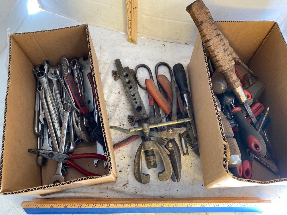 Screwdrivers, Wrenches, Flaring Tool, Tin Snipes