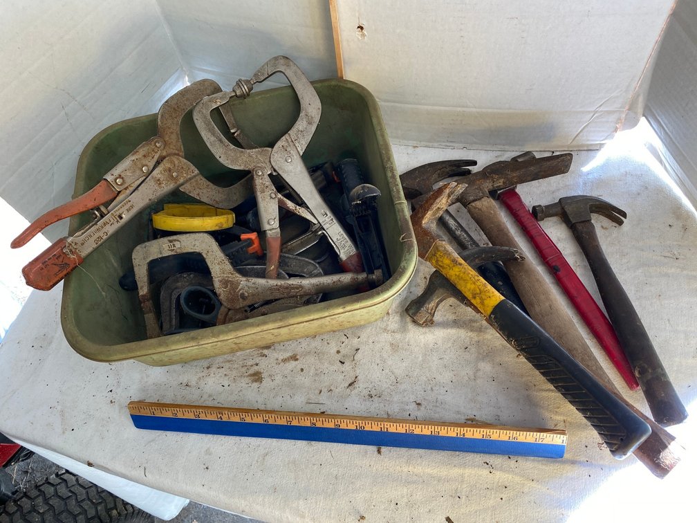 Hammers, Vise Grips, C Clamps
