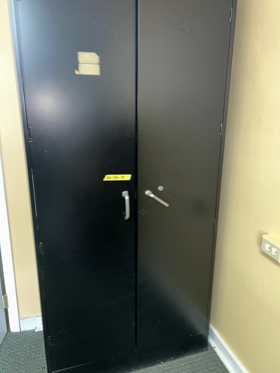 Metal filing Cabinet with Contents