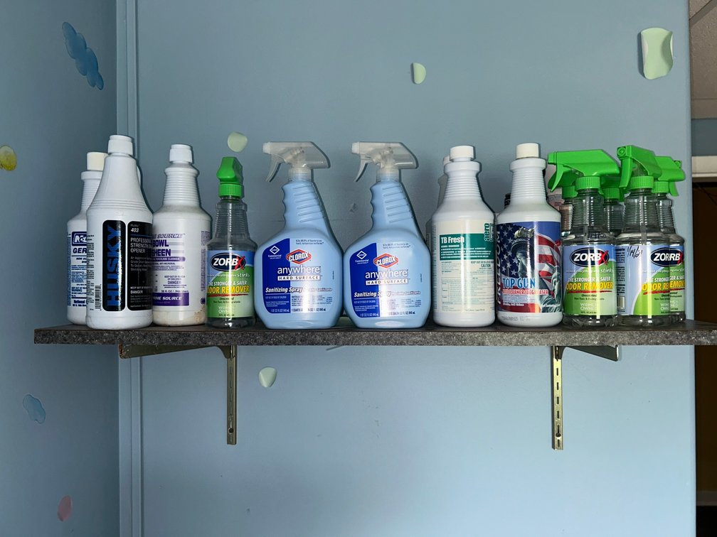 Contents of shelf