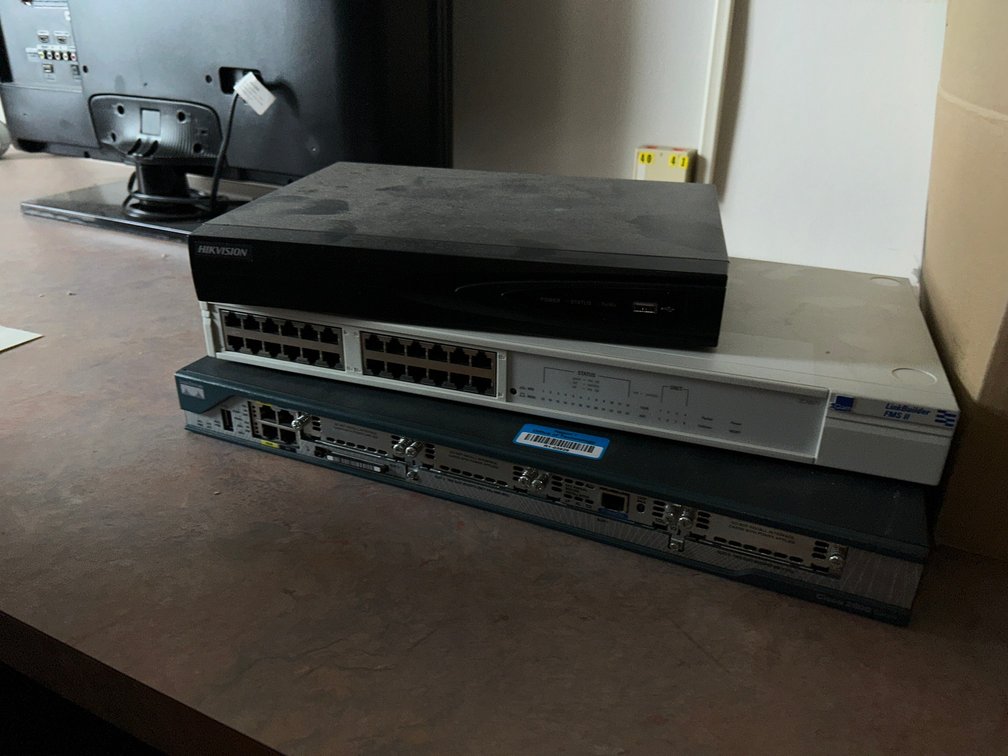 Hikvision DVR or NVR, Cisco switch