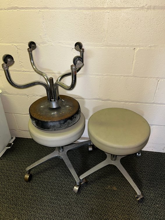3-Rolling Exam Stools
