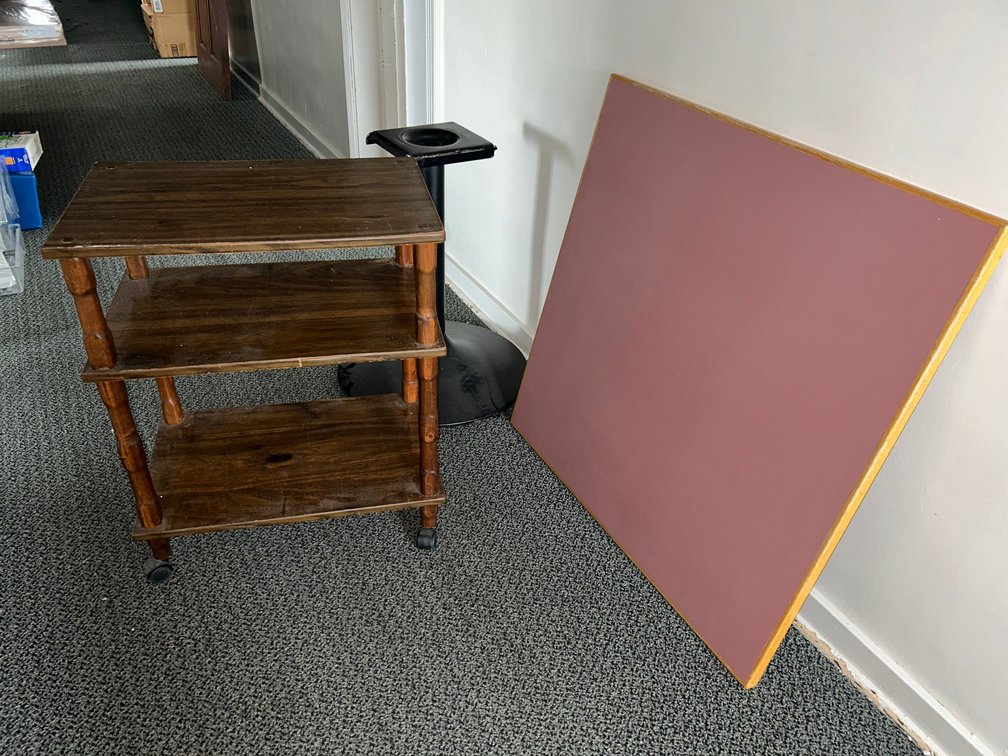3 Shelf Rolling Cart, Table Base