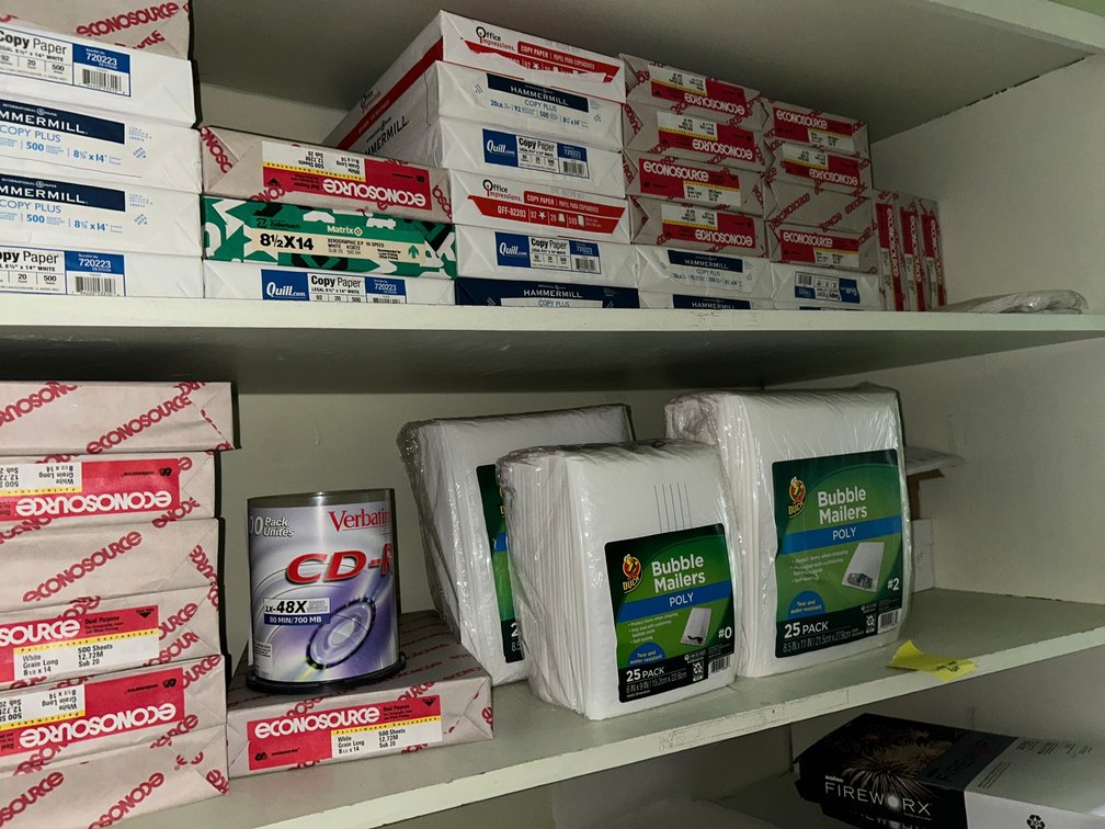 8.5 x 14 Reams of Paper, Bubble Mailers, 8.5 x 14 Copy Paper