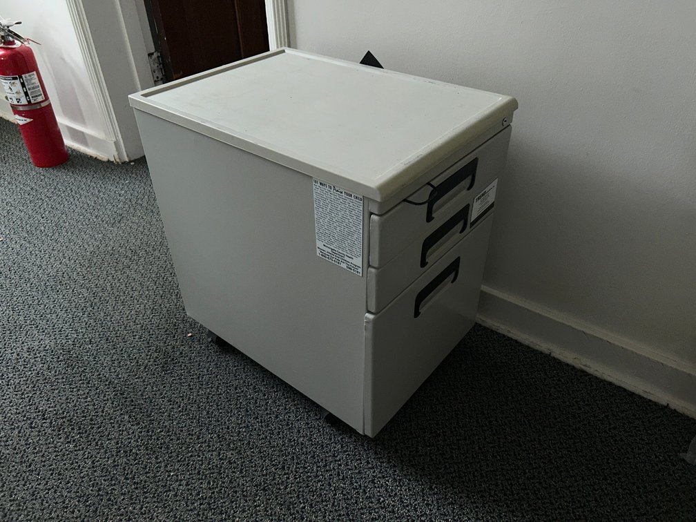 Rolling Filing Cabinet