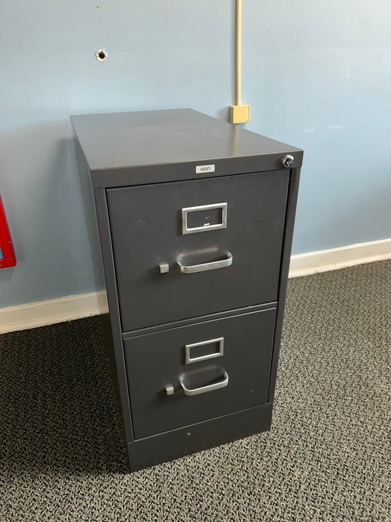 2-Drawer Metal Filing Cabinet