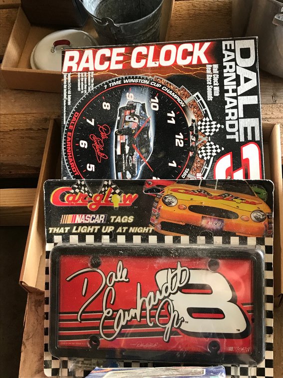 Dale Earnhardt Clock, License Plate