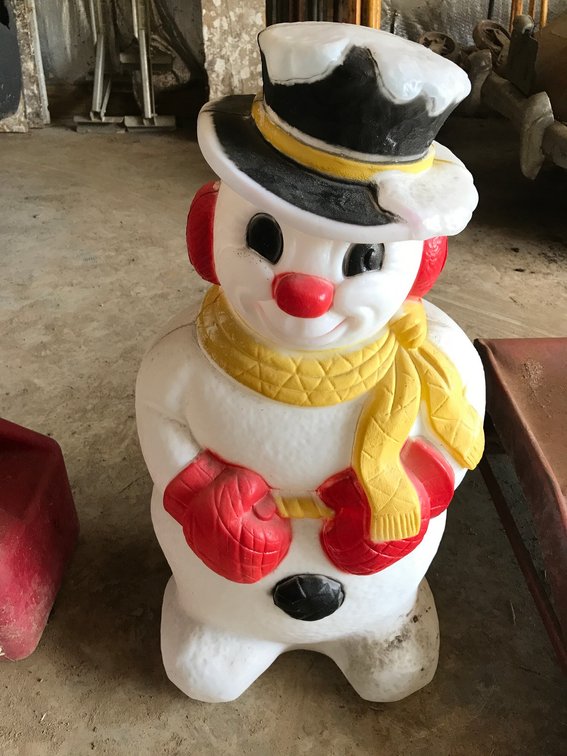 Snowman Blow Mold