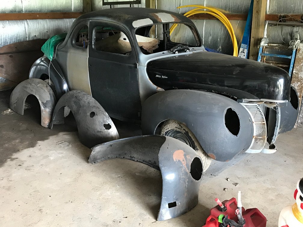 1940 Ford Deluxe Coupe Project
