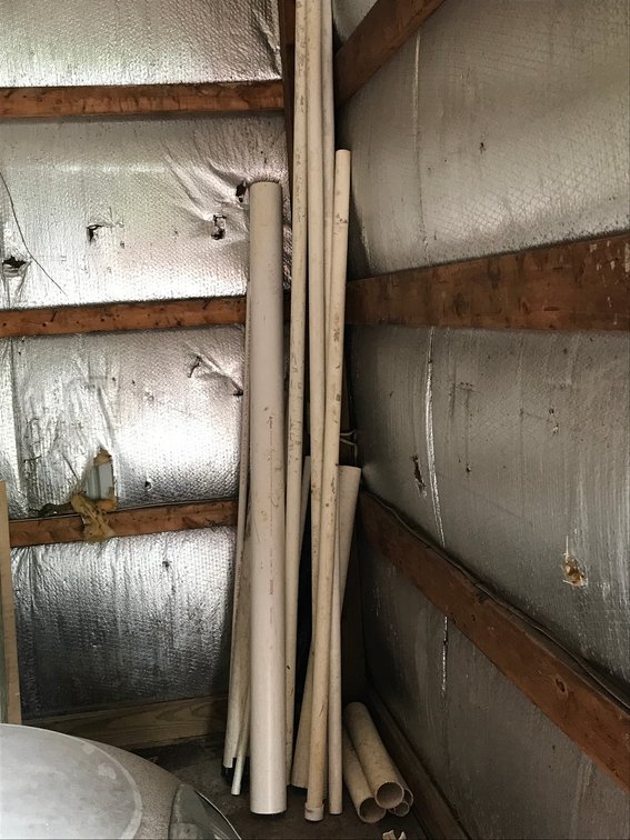 Grouping PVC pipe