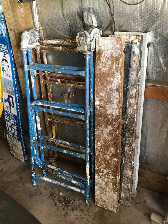 Scaffolding With Walking boards