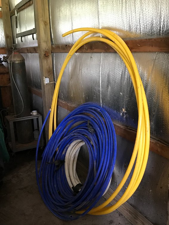 2-Rolls Plastic Pipe, 1-Roll Flex Hose