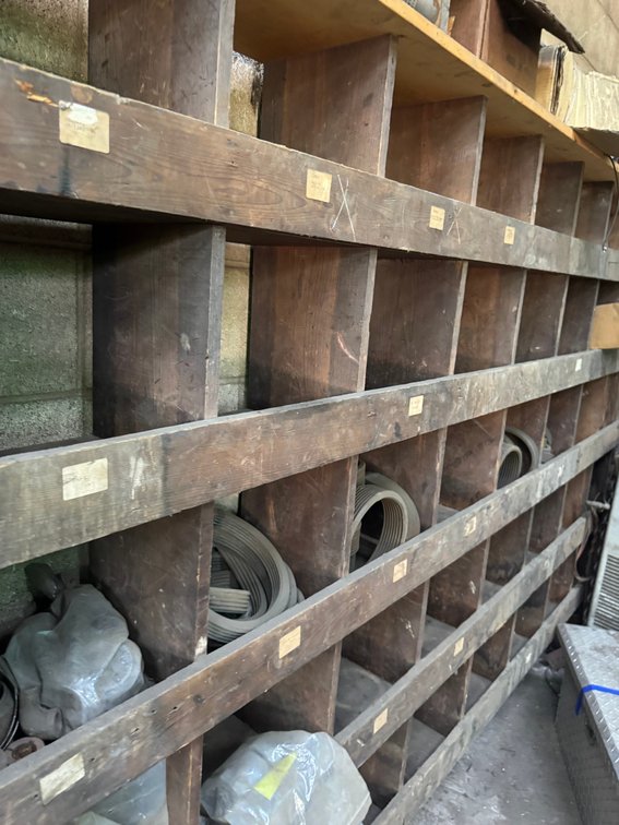 Industrial Wooden Storage Unit