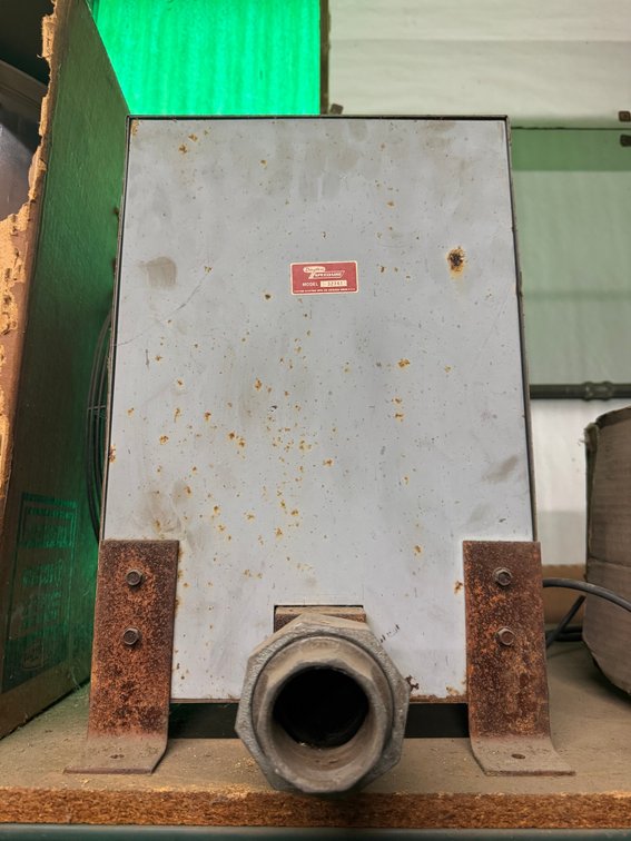 Possibly a commercial refrigeration unit fan