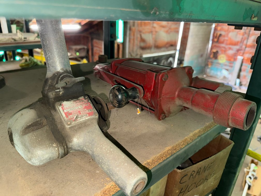 Barrel hand pump, grinder/sander