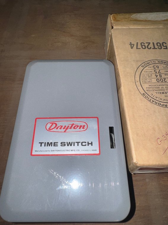 Dayton Time Switch