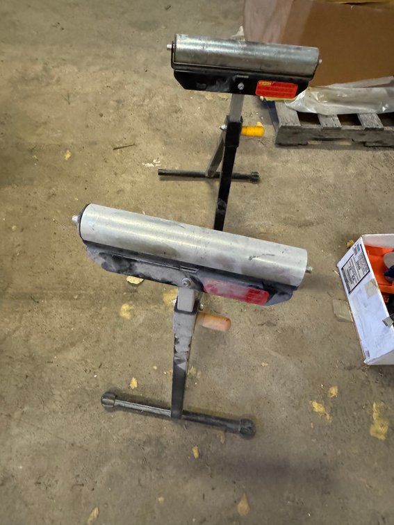 2-Adjustable High Roller Support Stands