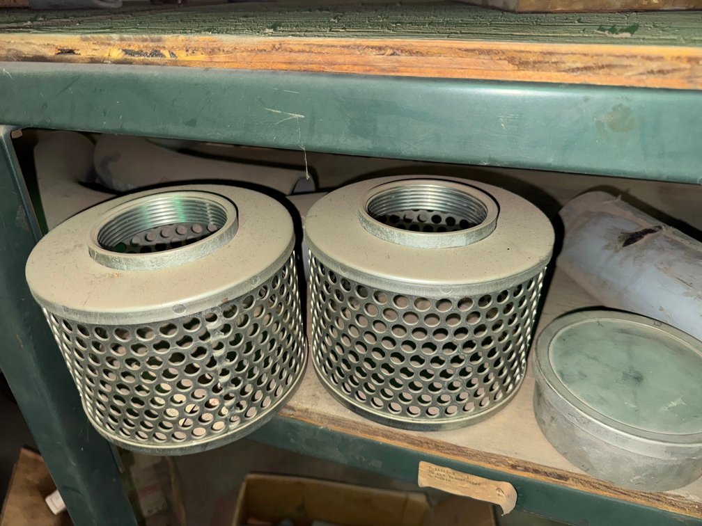 Trash pump strainers