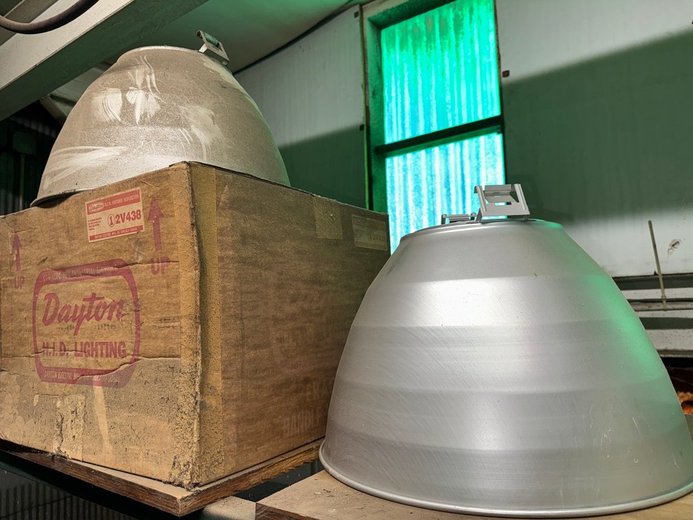 Vintage Industrial Aluminum Pendant Lamp