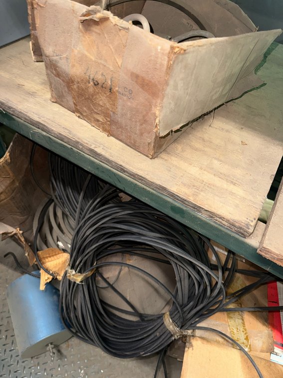 Bundle of black Electrical Cable