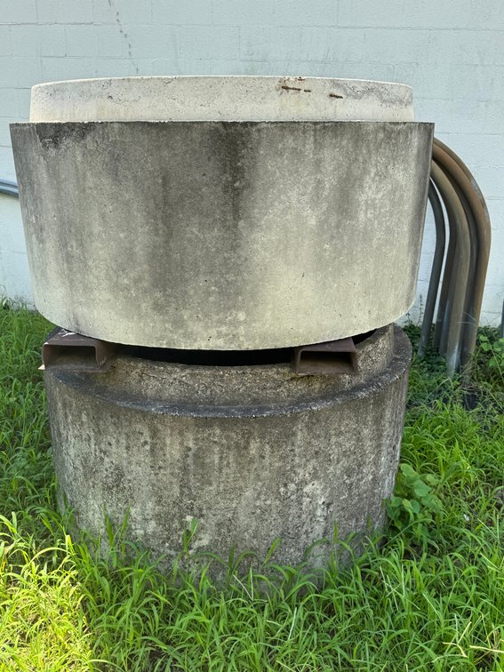 2-Concrete Man Hole Bases or Well Component