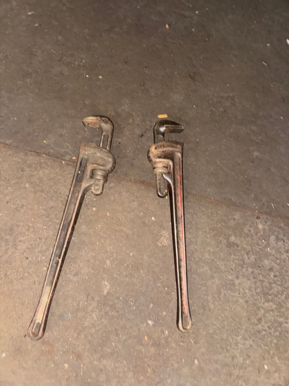 2-Ridgid Pipe Wrenches