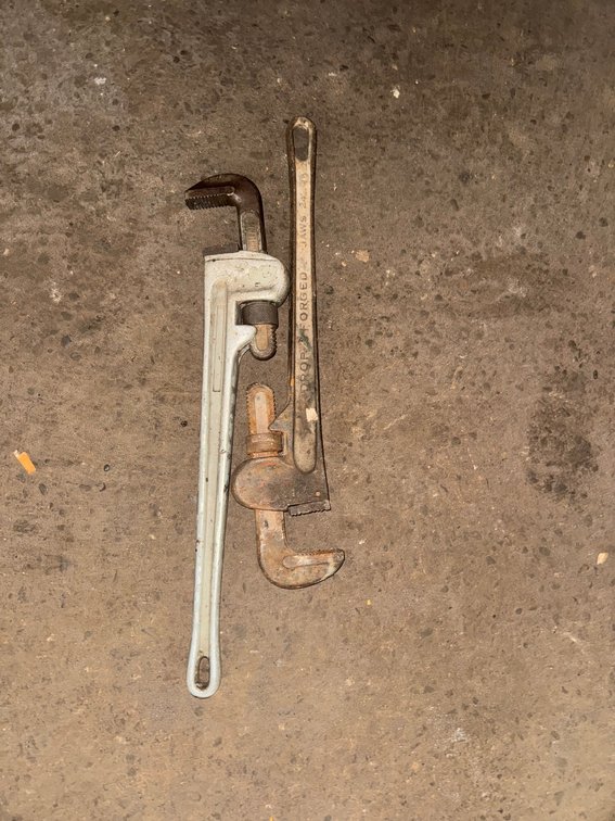 2- Ridgid Aluminum Straight Pipe Wrenches
