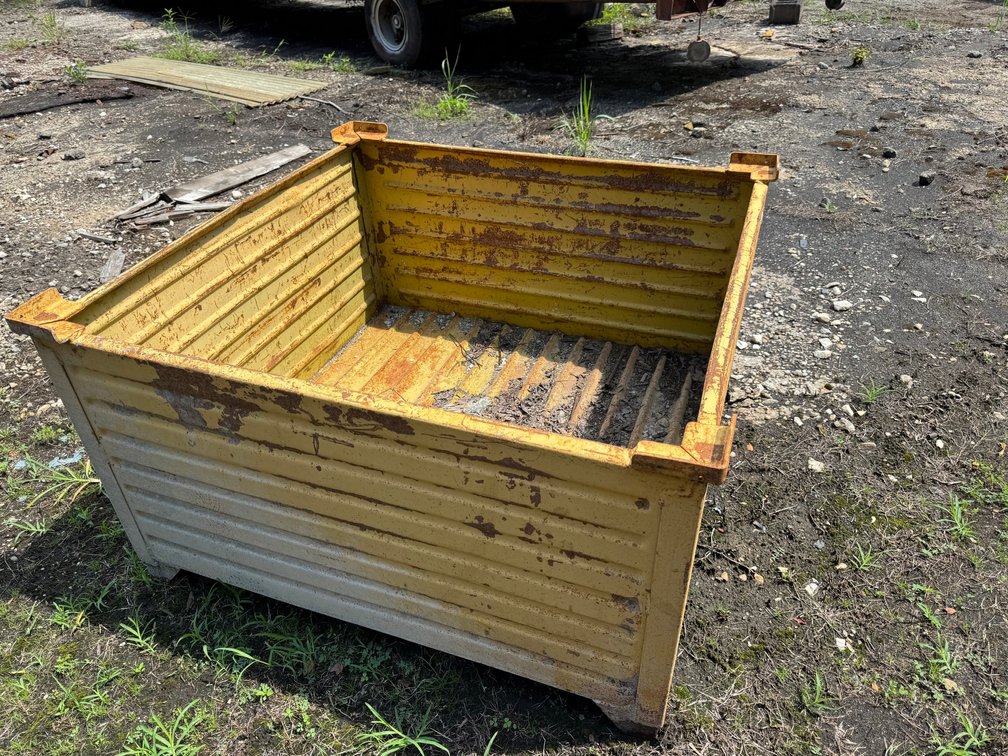 Used Industrial Corrugated Steel tub or Container