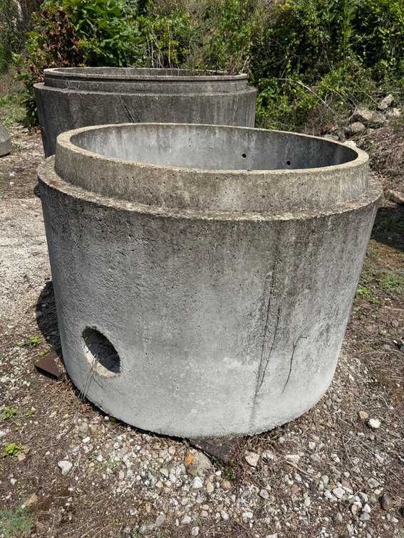 2-Pre Cast Concrete Man Hole Basis or Utility
