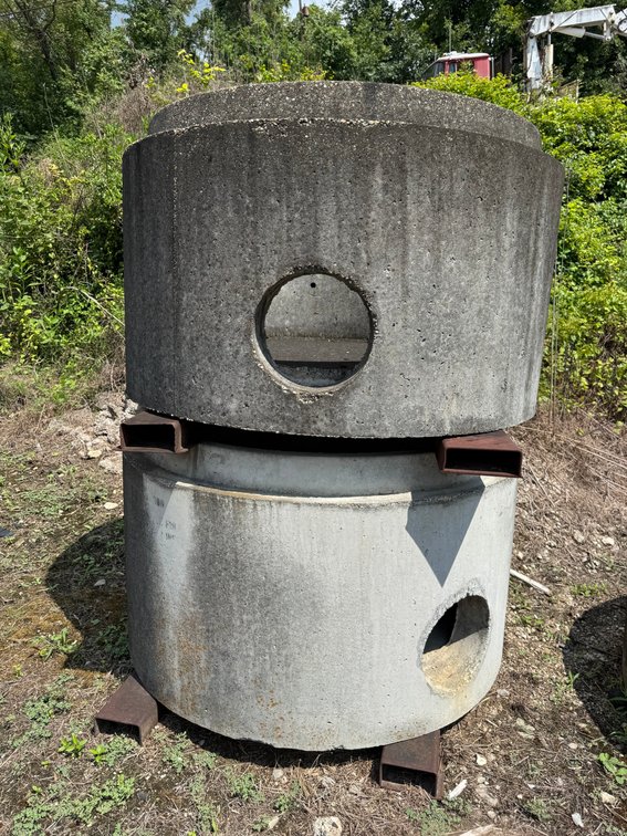 2-Pre Cast Concrete Man Hole Sections