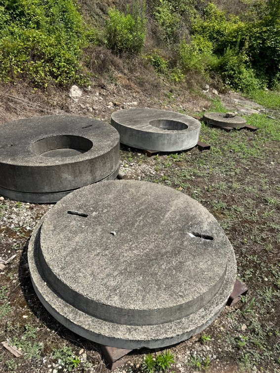 4-Heavy Pre Cast Concrete Lids