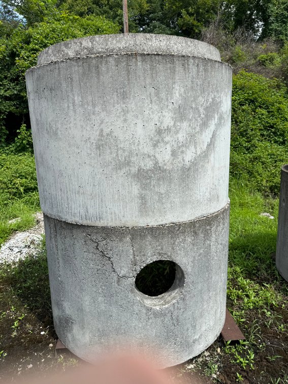 2-Pre Cast Concrete Man Hole Risers