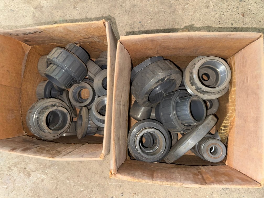 Grey PVC Union Pipe Fittings