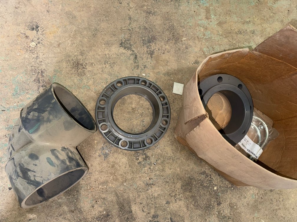 Schedule 80 PVC Ban stone Flanges