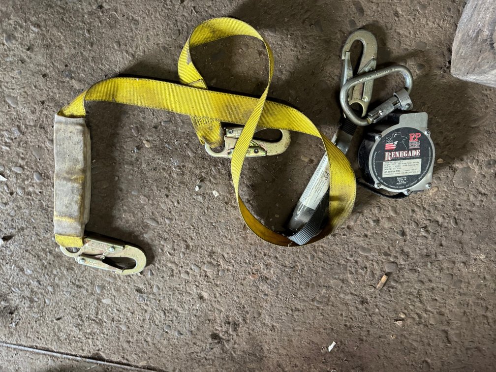 Nylon Lanyard and self-retracting safety lifeline
