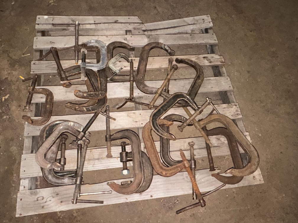 Different Sizes and Variety's of  C Clamps