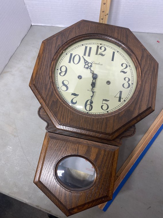 Linden 8 day Westminster wind up clock