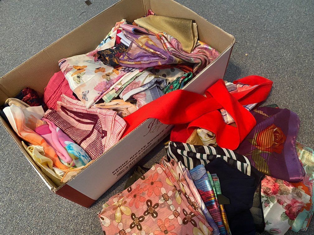 Vintage ladies' scarves
