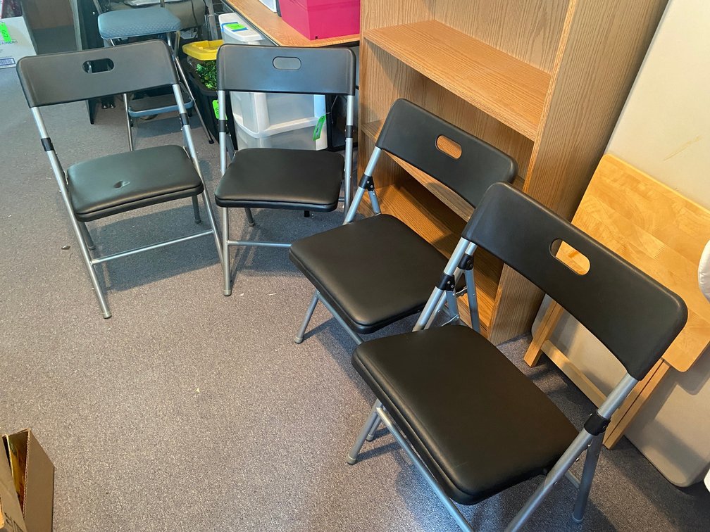 4 Cosco folding chairs