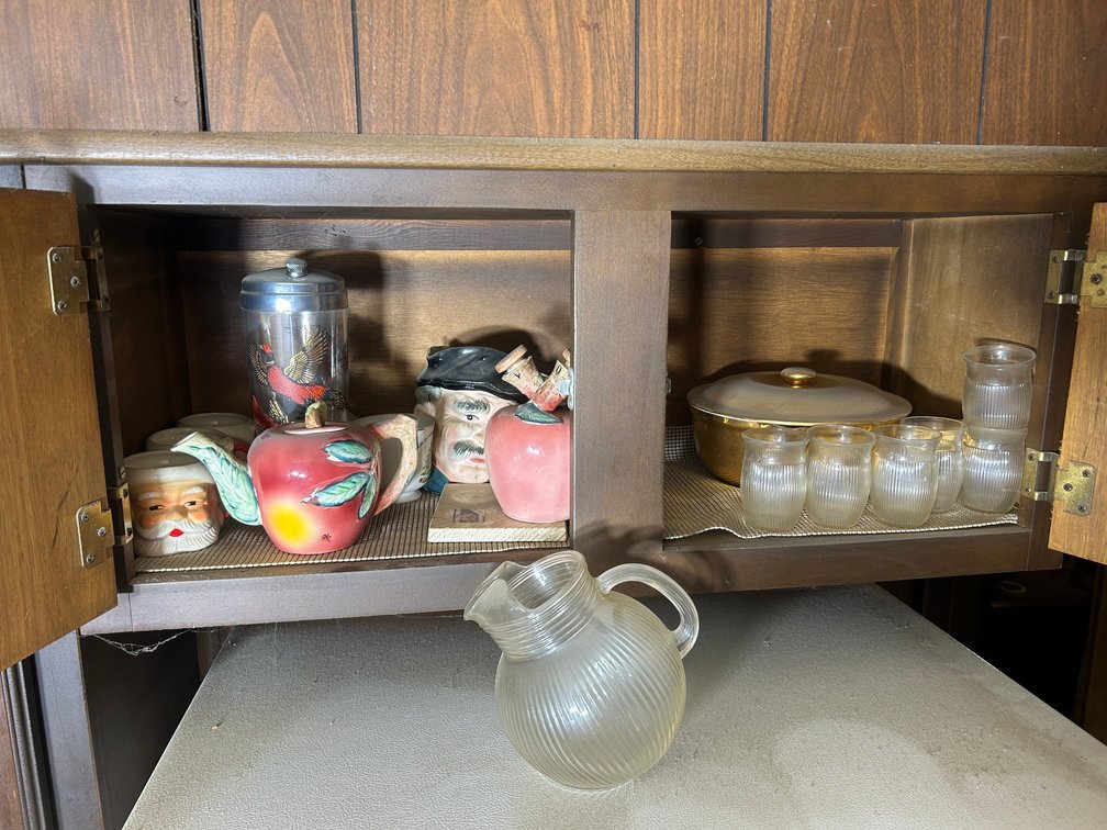 Contents of cabinet