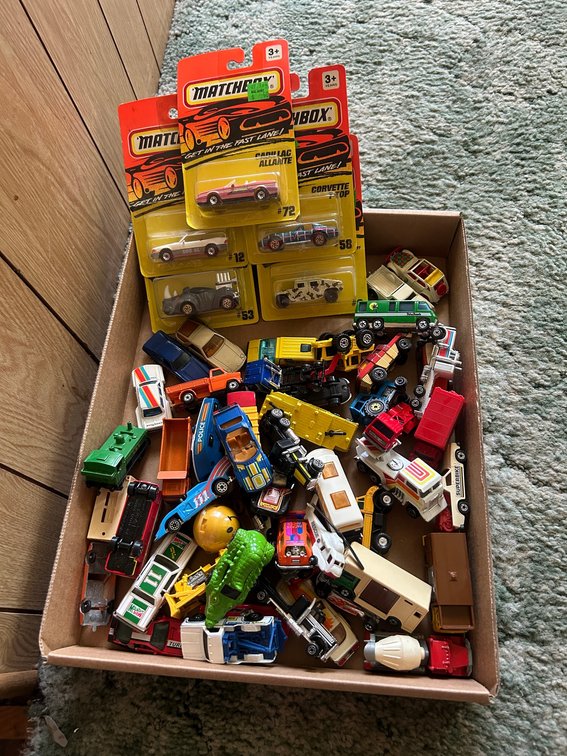 Matchbox cars, misc.
