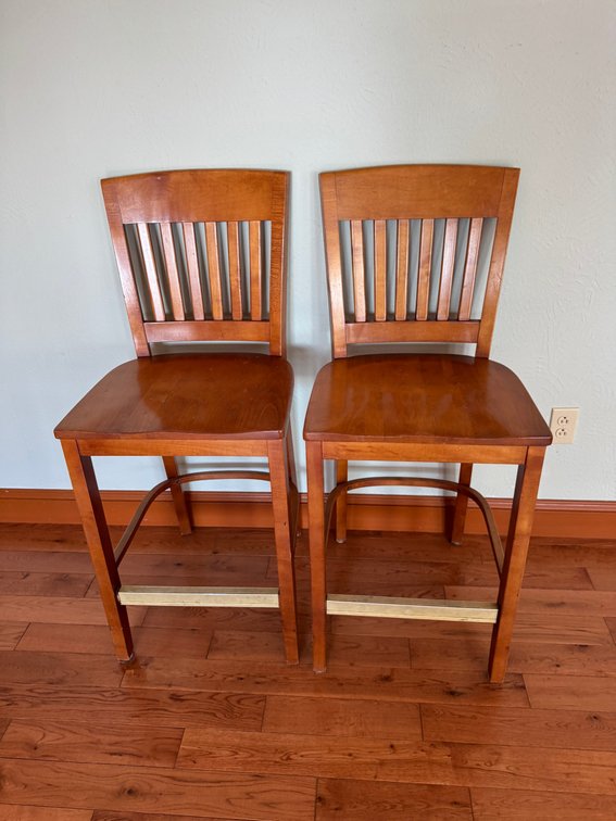 Counter-Height Bar Stools with Backs