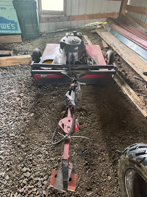 Swisher trail cutter-pull behind rough cut mower Electric Start